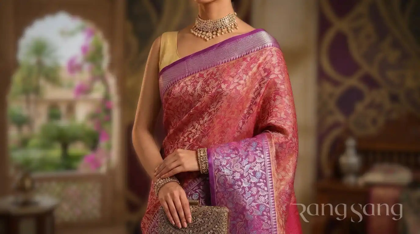 Celebrity Style Guide: How to Match Jewellery with a Banarasi Saree for a Perfect Look