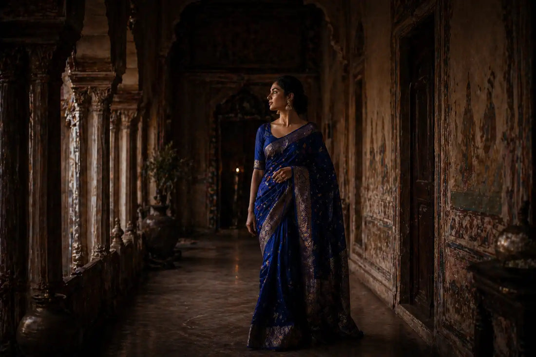 Draped Like a Queen — The Quiet Royalty of a Saree