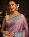 Mayur Neel Zari Banarasi Silk Saree