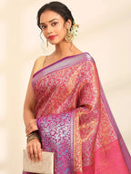 Gulnaar Jaal Banarasi Silk Saree