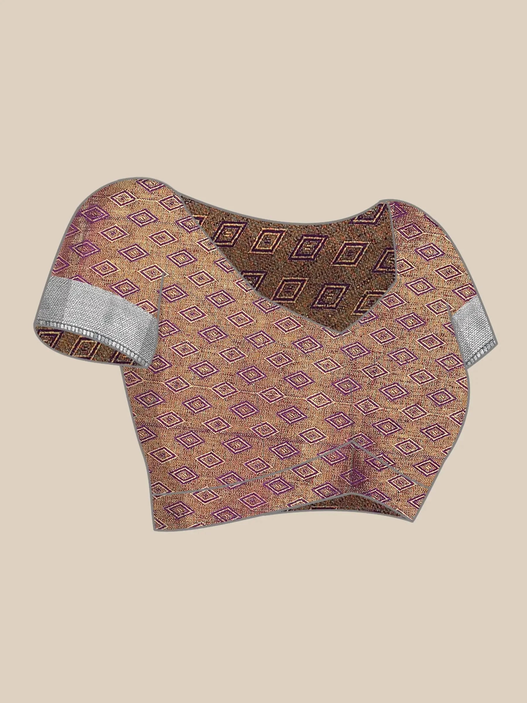Mayur Neel Zari Banarasi Silk Saree