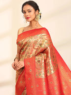 Gulbahaar Meenakari Banarasi Silk Saree