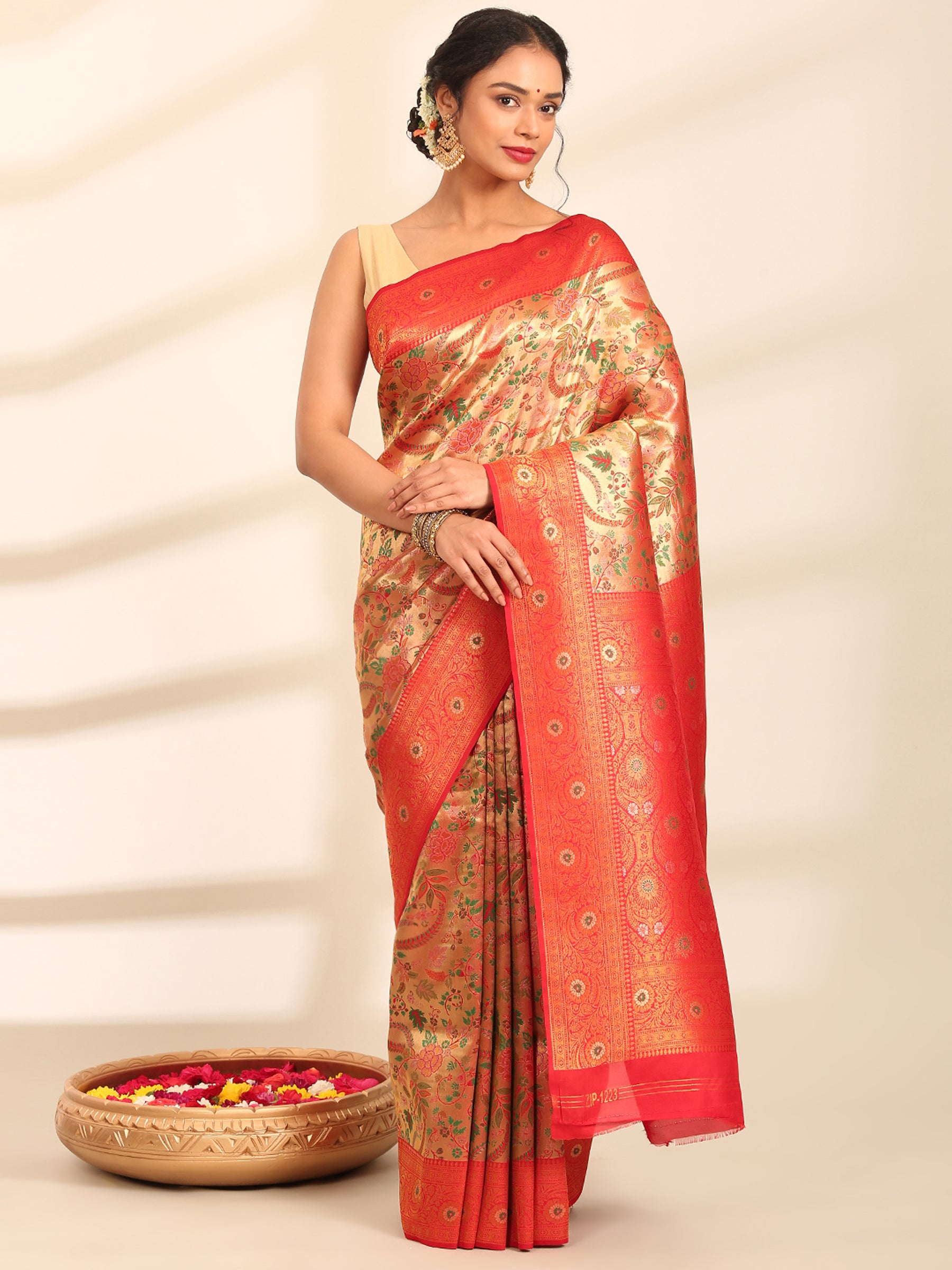 Gulbahaar Meenakari Banarasi Saree