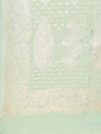 Mint Green Soft Banarasi Silk Saree