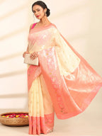 Gulabi Rangbaaz Banarasi Silk saree