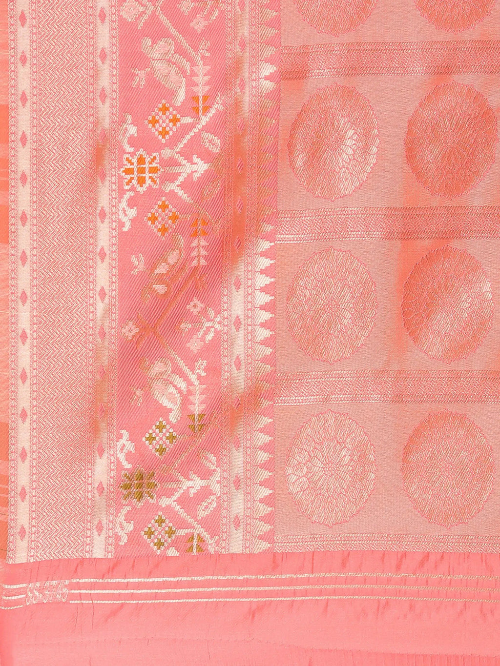 Gulabi Rangbaaz Banarasi Silk saree