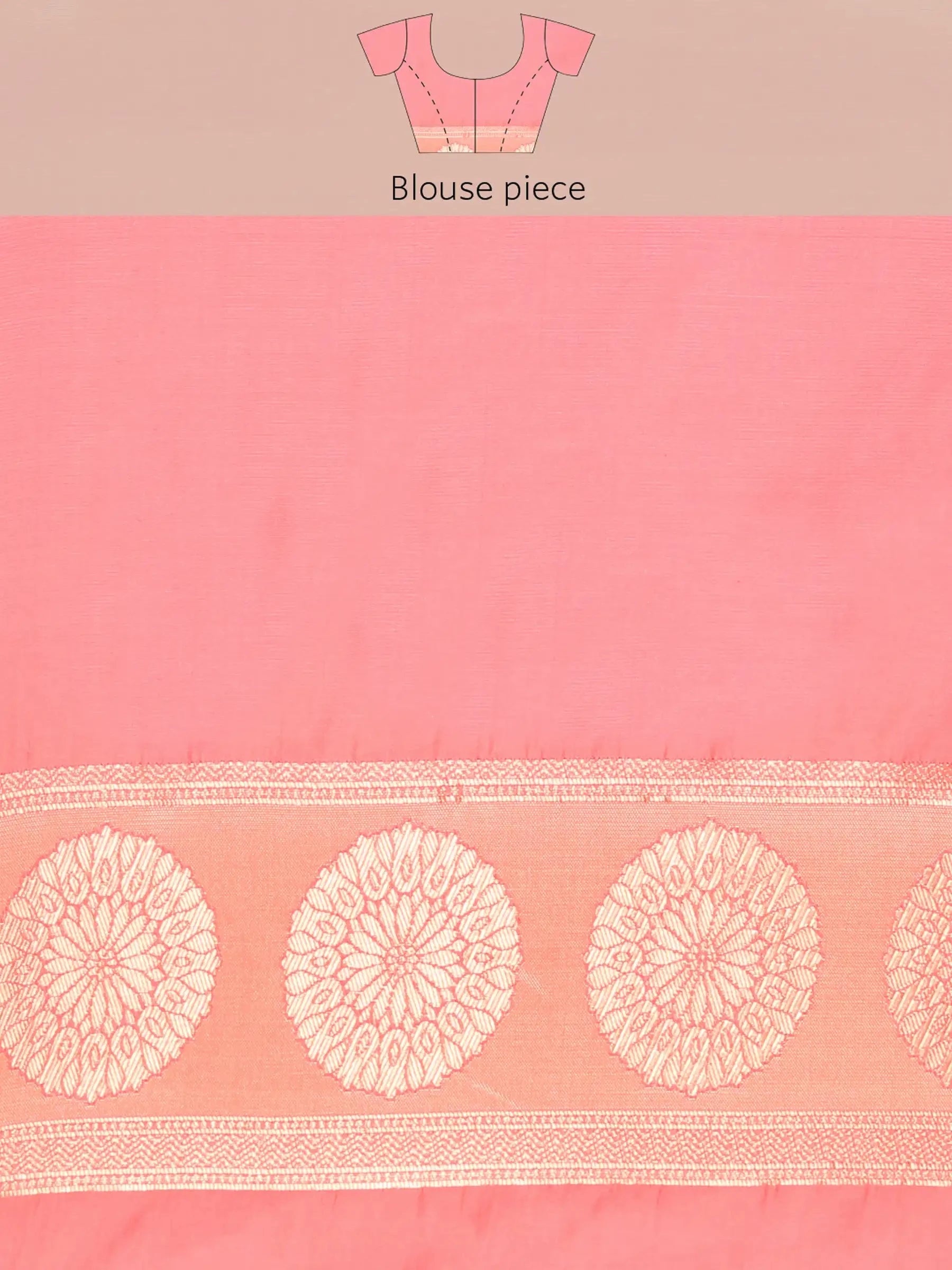 Gulabi Rangbaaz Banarasi Silk saree