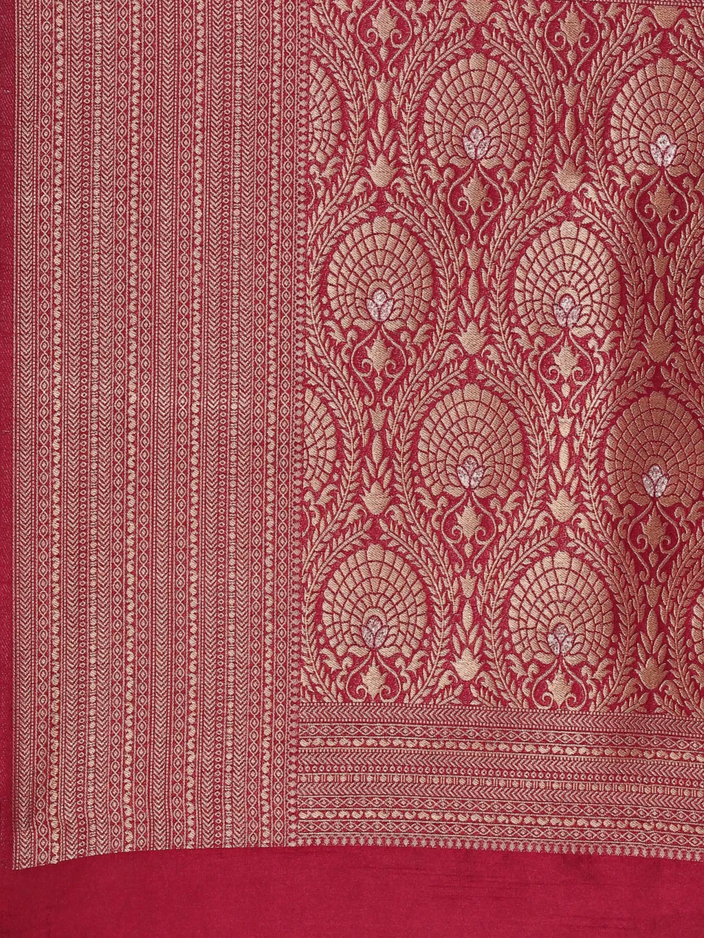 Gulabi Kashi Pink Banarasi Silk Saree