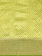Kesari Kashi Lime Green Banarasi Silk Saree
