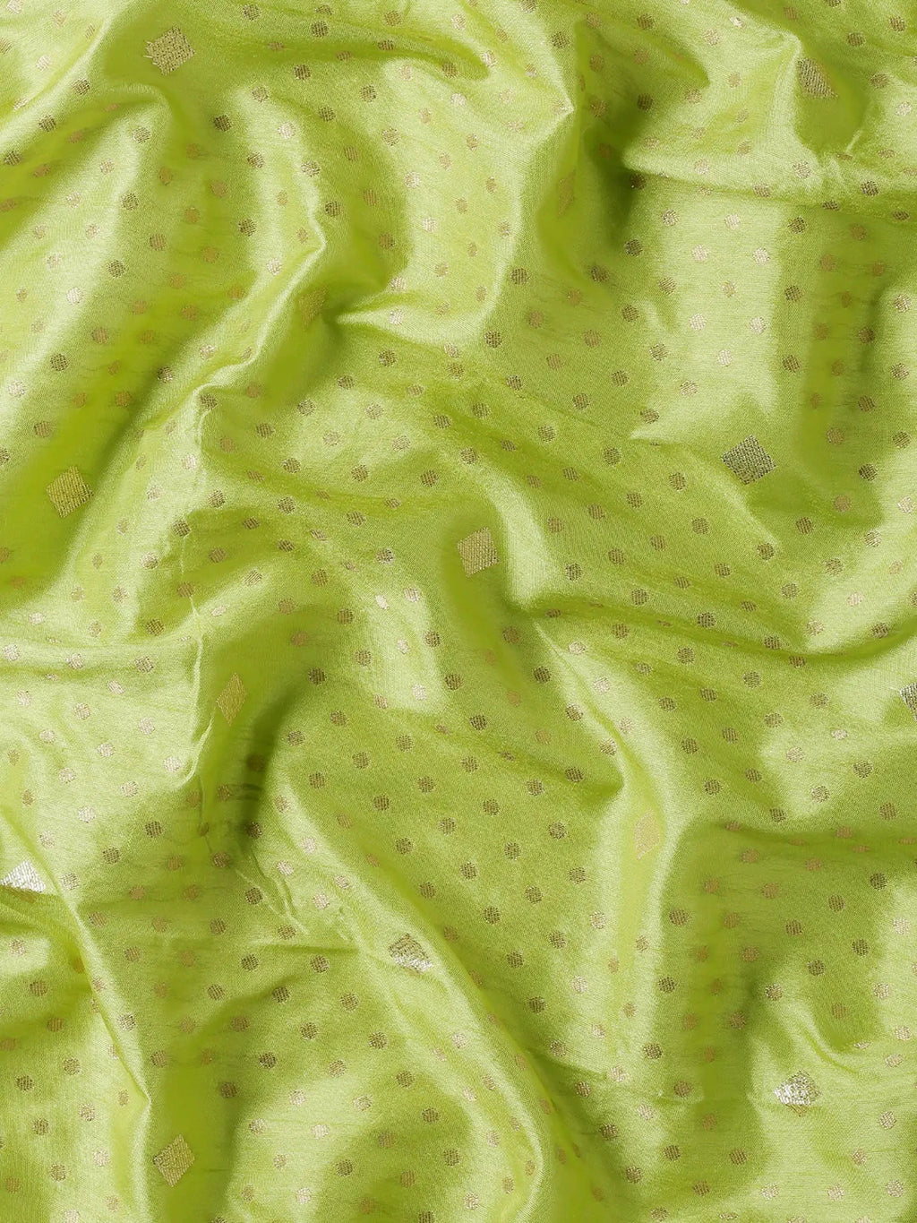 Kesari Kashi Lime Green Banarasi Silk Saree