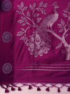 Jamuni Rang Mahal Banarasi Silk Saree