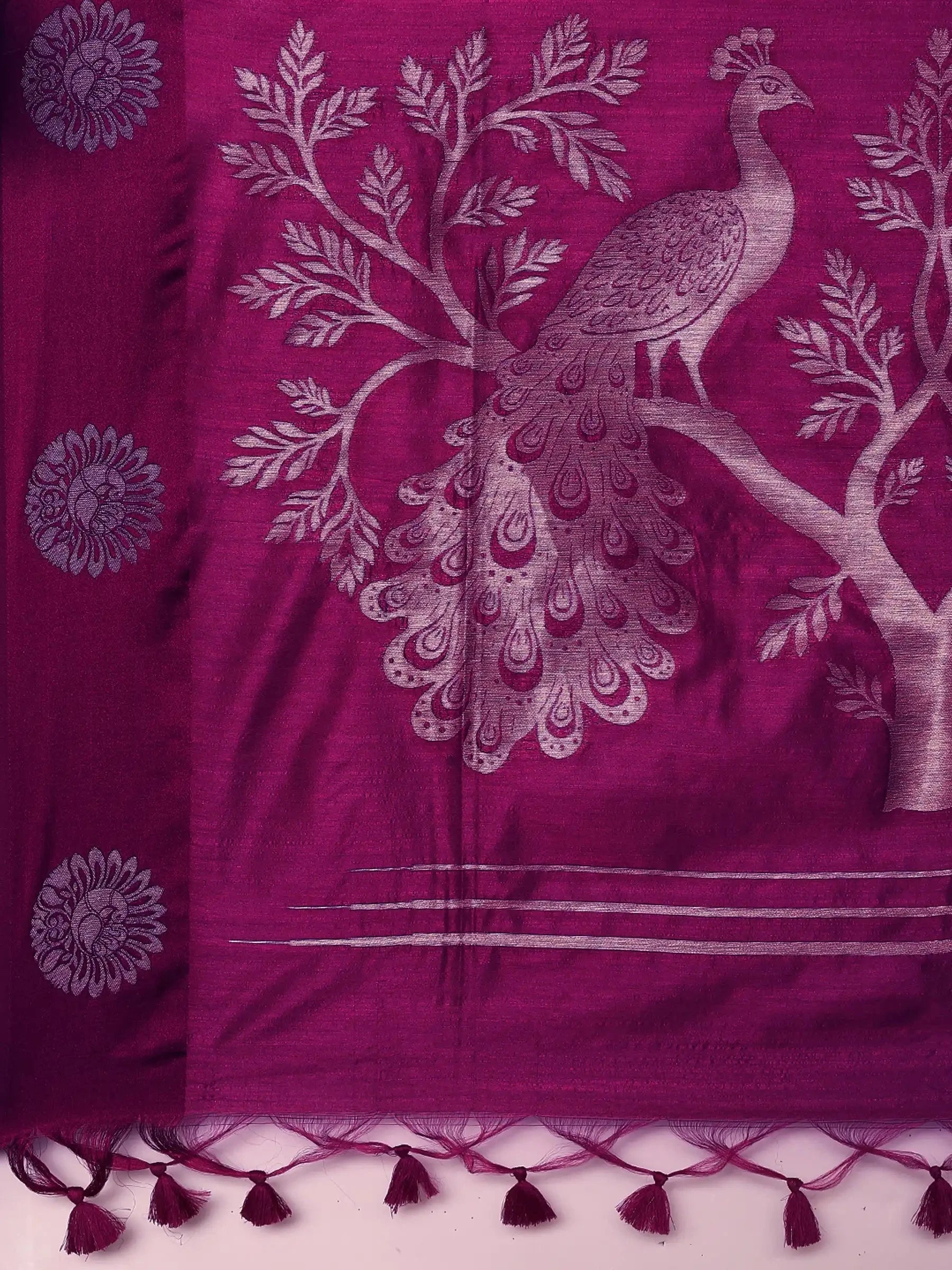 Jamuni Rang Mahal Banarasi Silk Saree