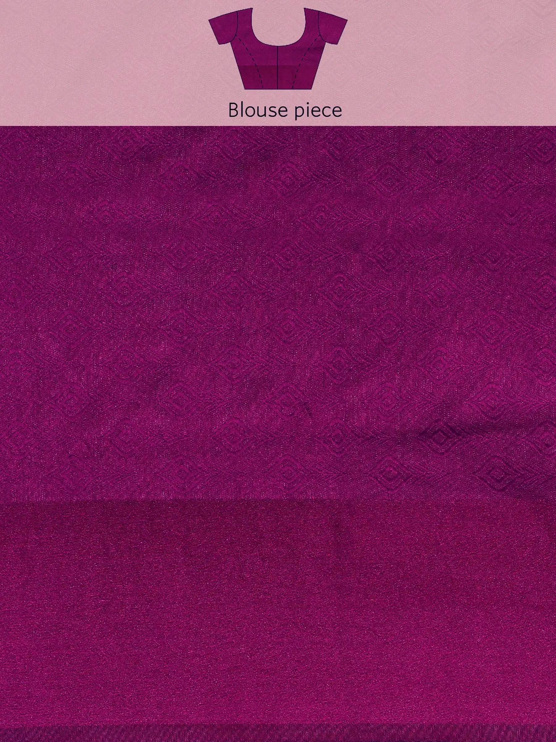 Jamuni Rang Mahal Banarasi Silk Saree