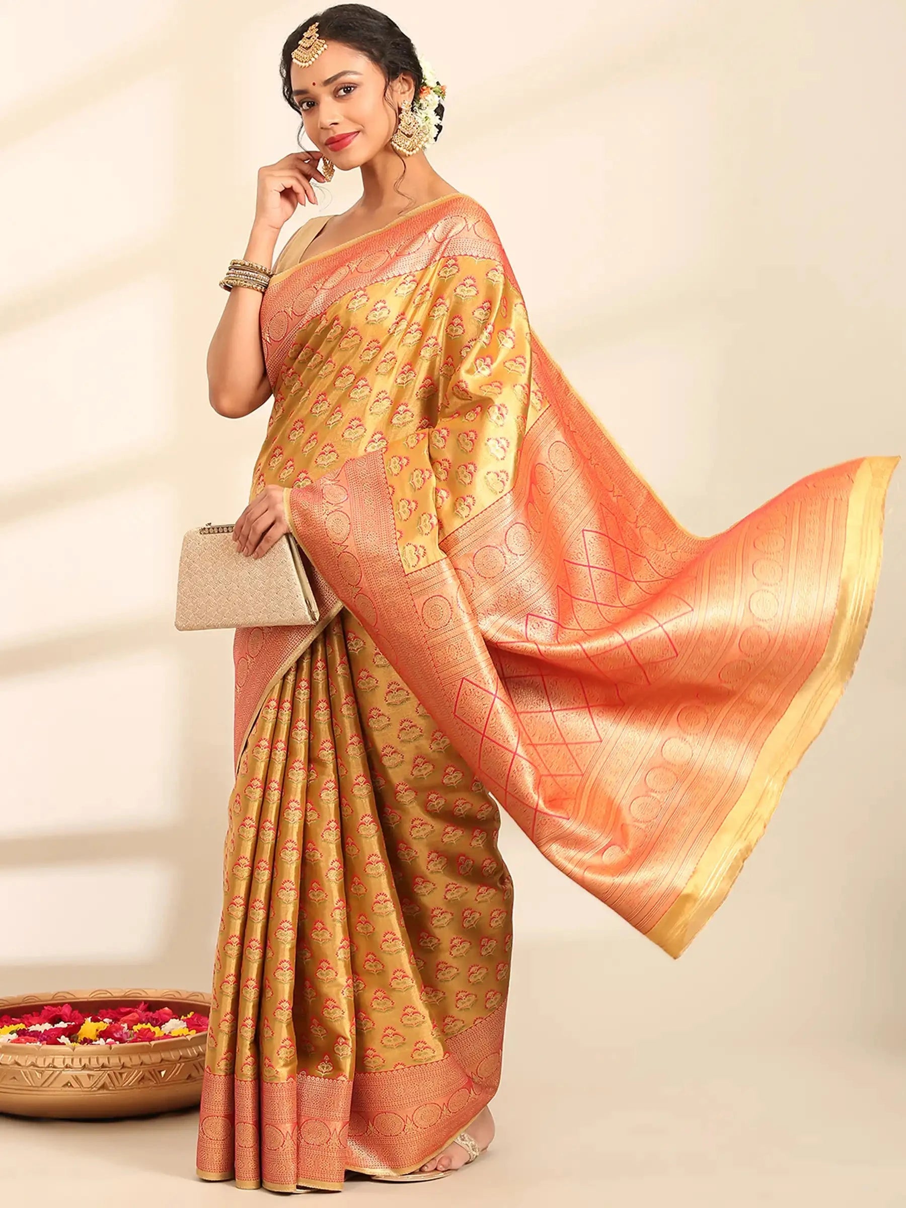 Chandrika Butidar Banarasi Silk Saree