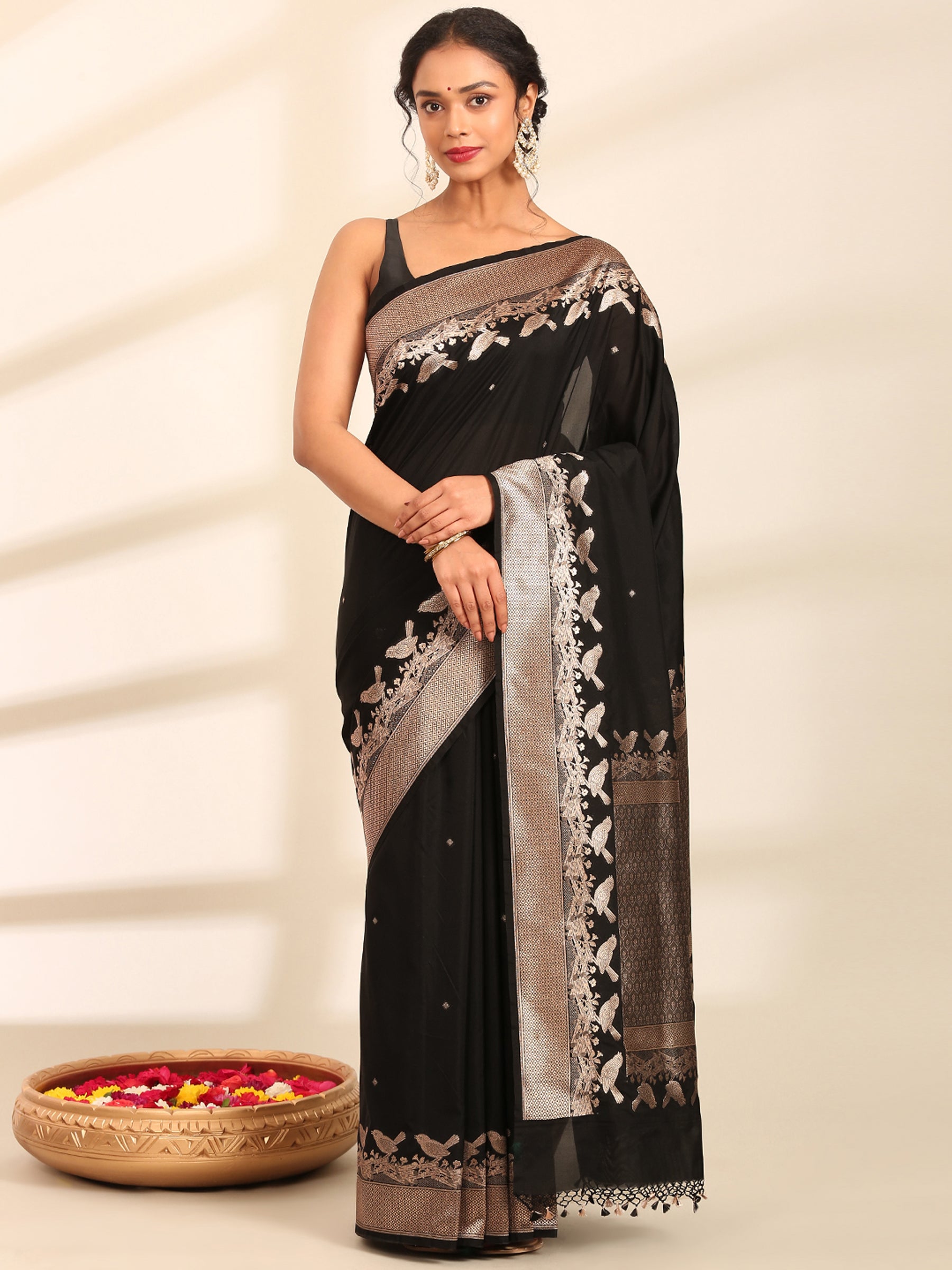 Kajal Rekha Banarasi Saree