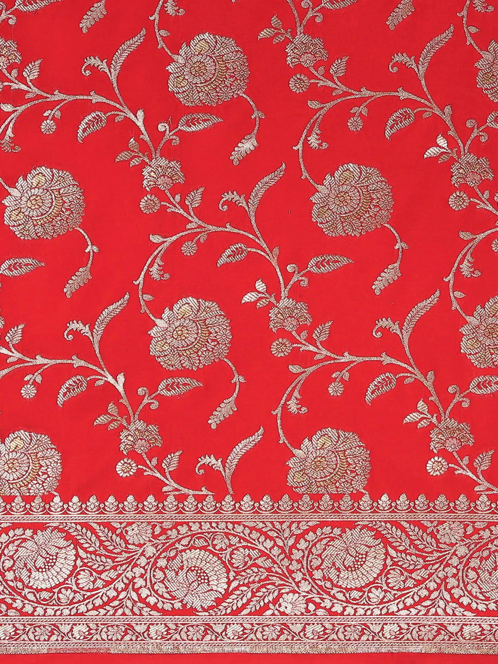 Padma Meenakari Jaal Banarasi Silk Saree