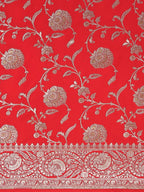 Padma Meenakari Jaal Banarasi Silk Saree