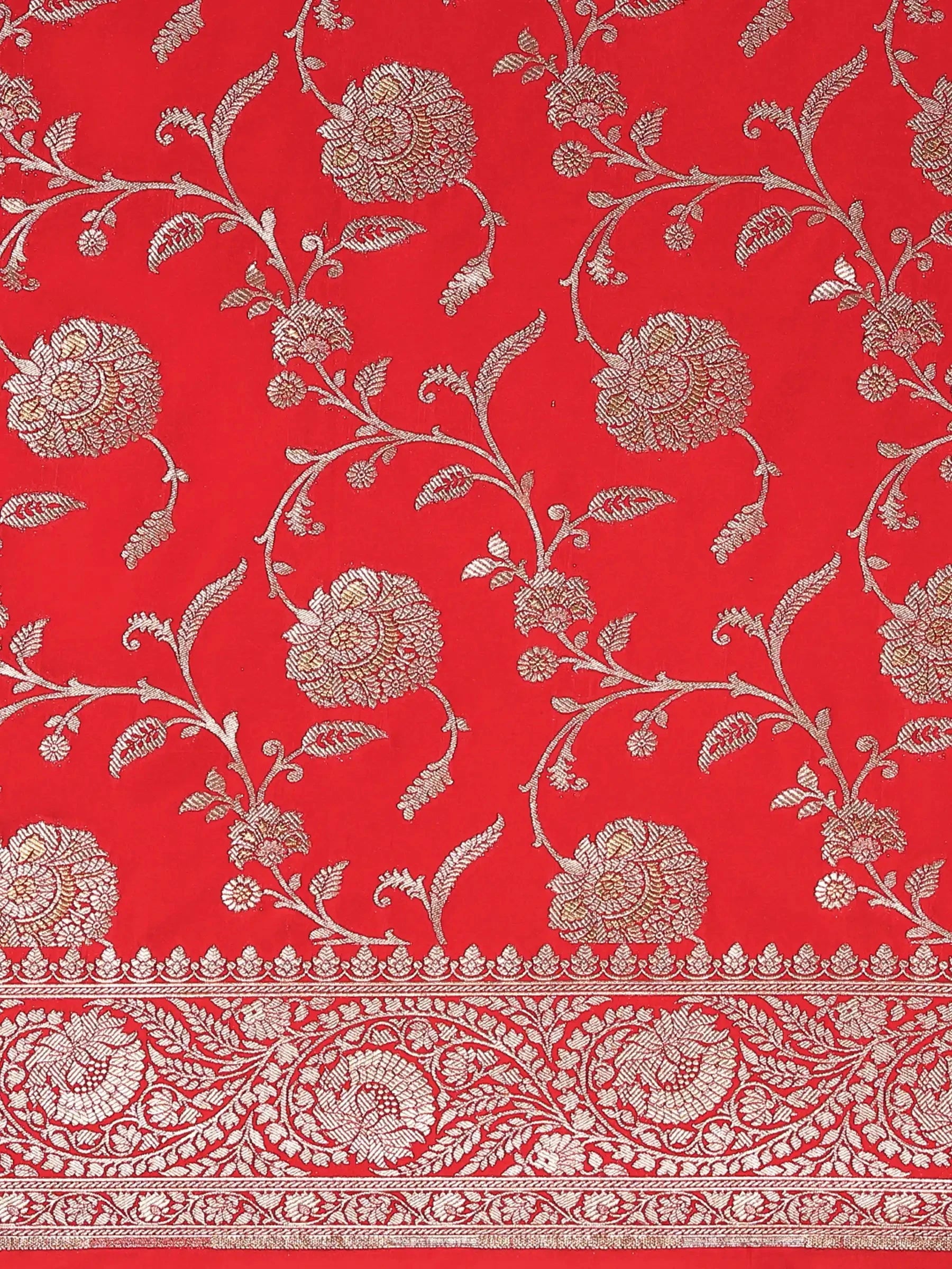 Padma Meenakari Jaal Banarasi Silk Saree