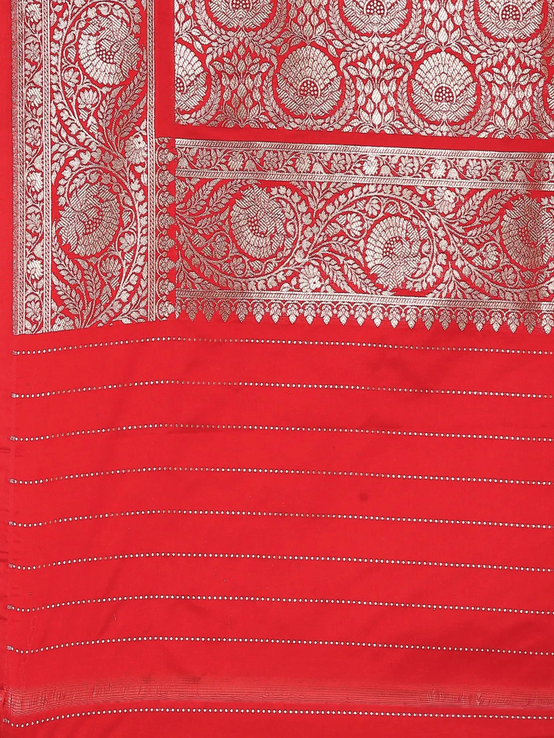 Padma Meenakari Jaal Banarasi Silk Saree