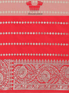 Padma Meenakari Jaal Banarasi Silk Saree
