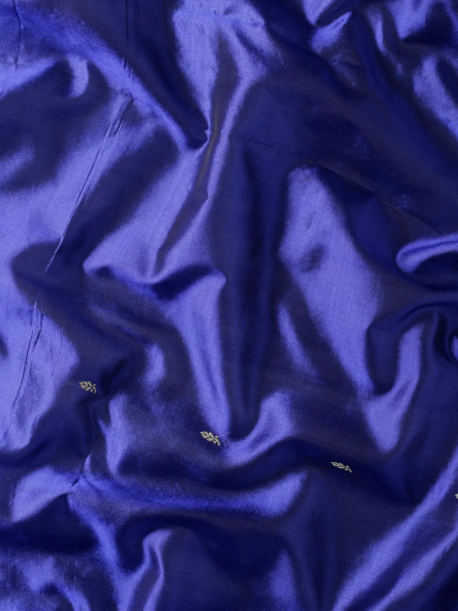 Neelambari Blue Zari Banarasi Silk Saree