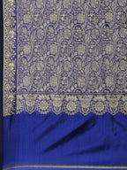 Neelambari Blue Zari Banarasi Silk Saree