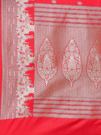 Kashi Sundari Red Banarasi Silk Saree