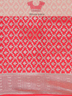 Kashi Sundari Red Banarasi Silk Saree