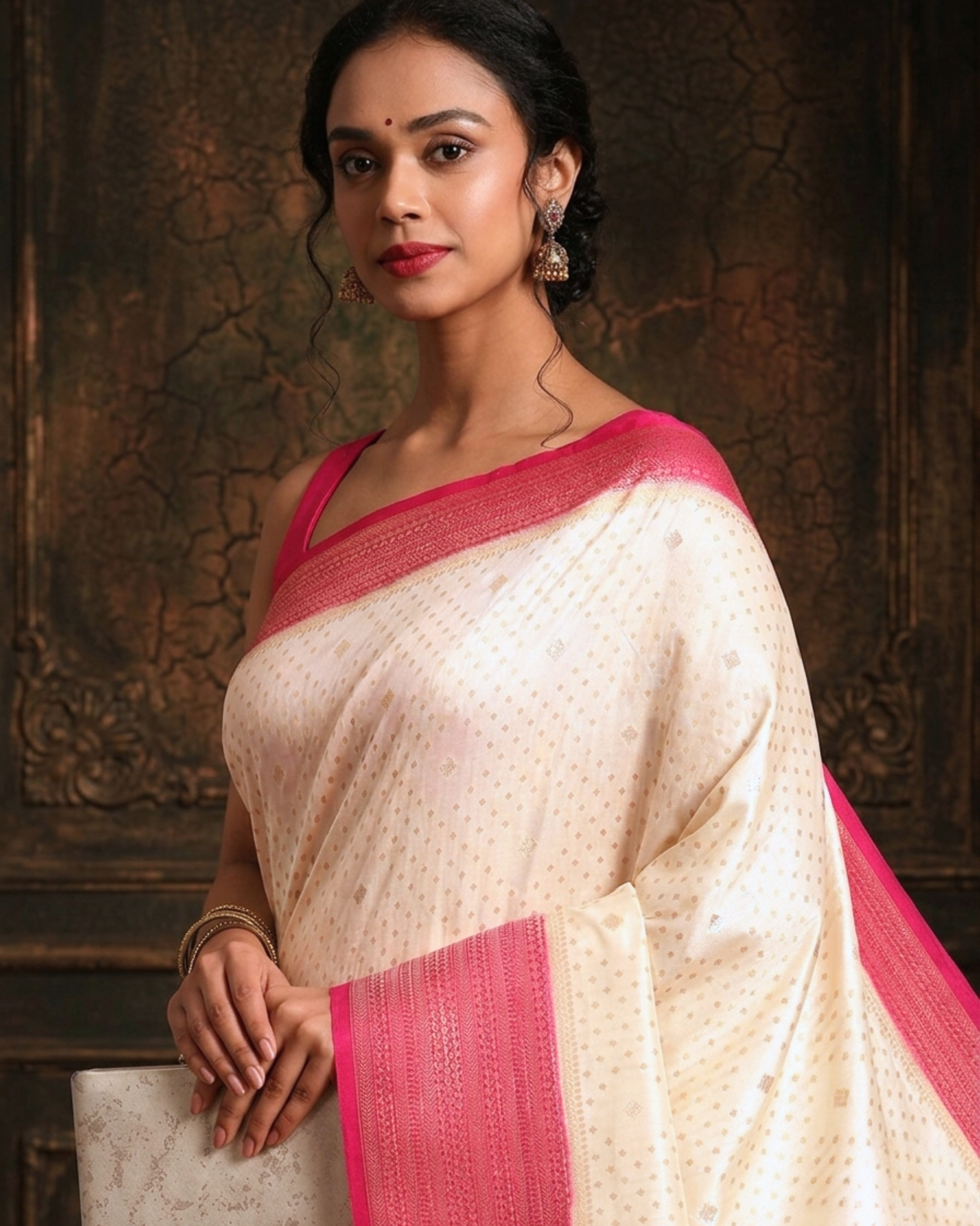 Rani Pushp Banarasi Saree