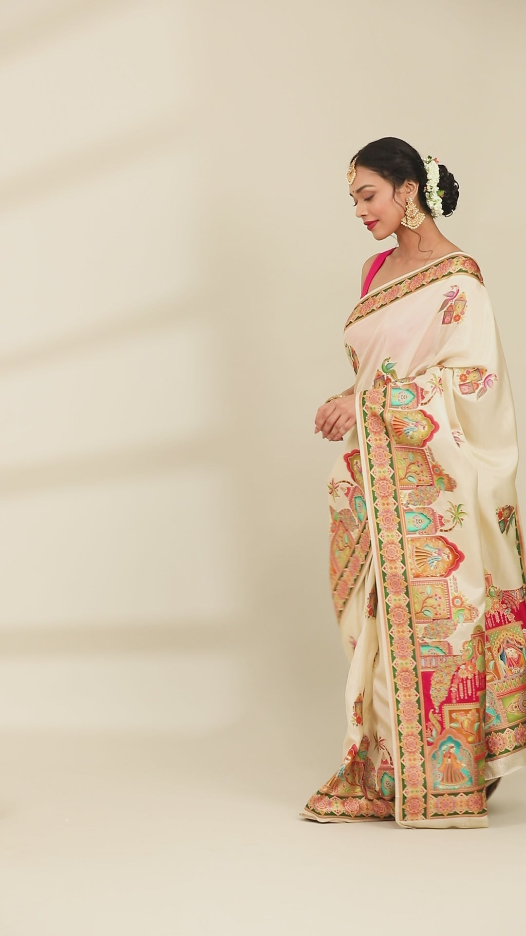 Ganga Jamuna Zari Banarasi Saree