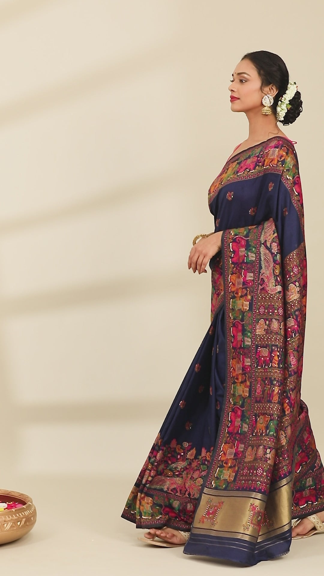 Meher Gul Zari Banarasi Saree