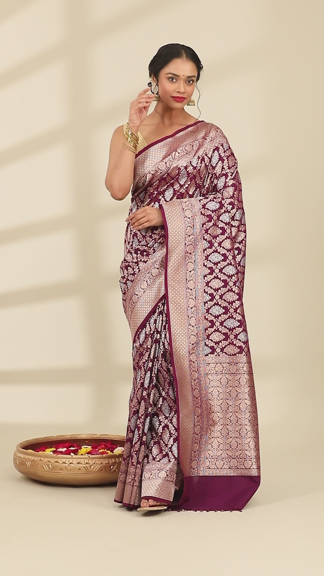 Shahi Kadhua Banarasi Saree